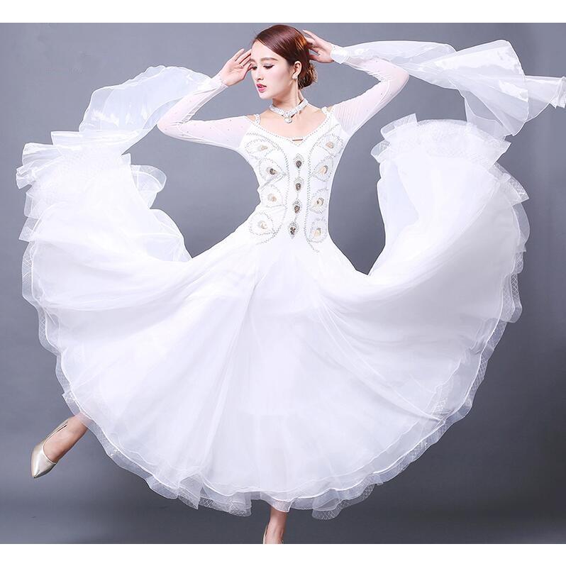 激安ブランド 受注生産 社交ダンス衣装 ワンピース モダンダンス ワルツ専用ドレス レッスン着 ルンバ サンバ 練習競技着デモ用 スタンダード発表会用演出服 海外輸入 Www Thedailyspud Com