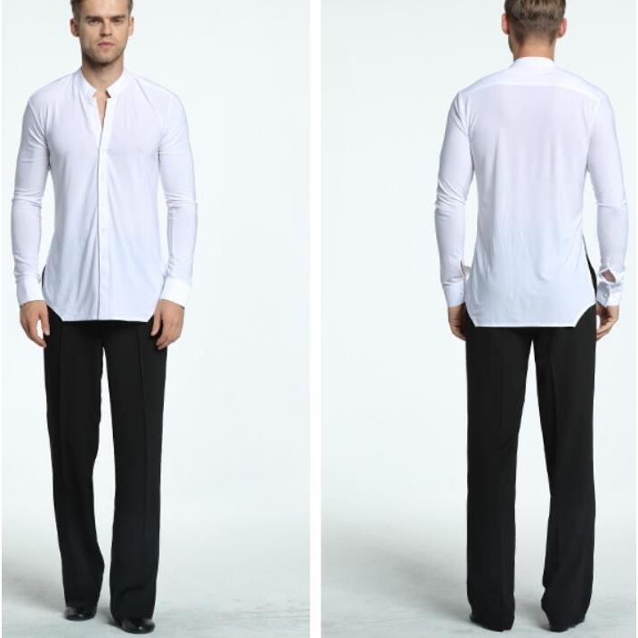 男性社交ダンス衣装 競技着 メンズ ラテンダンス用シャツ 上着 ダンスウェア 無地 社交 練習着 ワルツ ラテンダンスシャツ ステージ 衣装 カウボーイ ダンス Hcyh06 Netfirststore 通販 Yahoo ショッピング