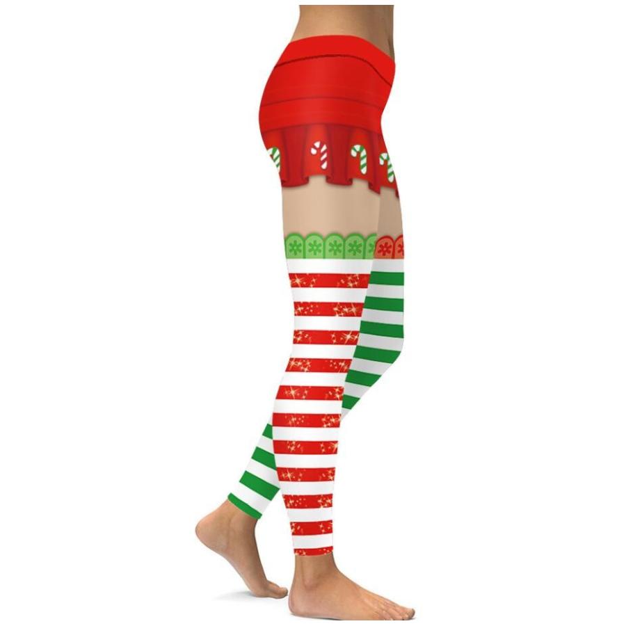 クリスマス ヨガパンツ ヨガウェア トレーニング フィットネス エアロ ビクス ズボン エアロビクスウェア ランニングウェア 美脚 ダンス衣装 ズボン  :krsms09:netfirststore - 通販 - Yahoo!ショッピング