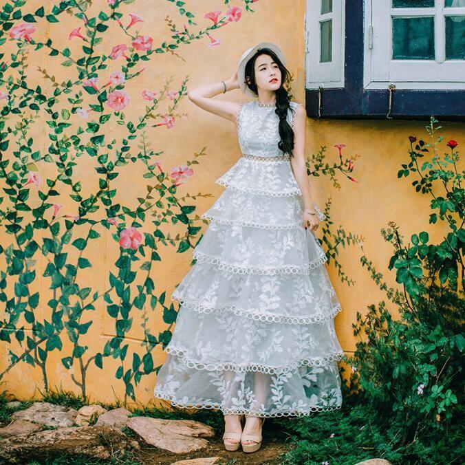 マキシワンピース シフォンワンピース ドレス マキシ丈ワンピース 結婚式 白 ホワイト 春 ロング ノースリーブ マキシワンピ ワンピース レディース Mmgx Netfirststore 通販 Yahoo ショッピング