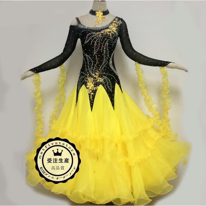 格安人気 オーダーメード 社交ダンスドレス ラテンドレス モダンドレス ロングスカート ダンスウエア 競技 デモ ダンス衣装 ワンピース 注目ブランド Blog Finibr Com