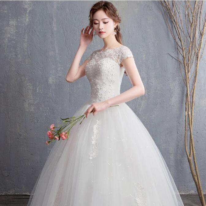 ウェディングドレス 結婚式 花嫁 二次会 パーティードレス プリンセスライン ウエディングドレス 豪華 ブライダル オブショルダー 白 ホワイト バックレス Tmyd03 Netfirststore 通販 Yahoo ショッピング
