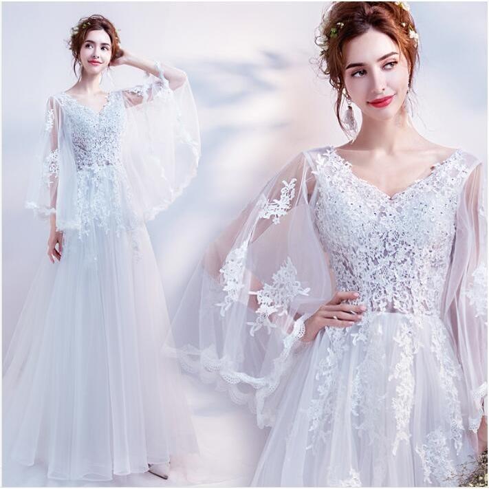 ウェディングドレス 結婚式 花嫁 二次会 パーティードレス プリンセスライン ウエディングドレス 豪華 ブライダル オブショルダー 白 ホワイト バックレス Mohmmadiyon Com