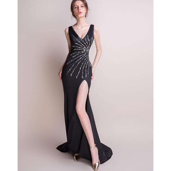 ロングドレス パーティードレス セクシードレス ナイター女 Vネック 修身レース会所ドレス 姫系 二次会 Xs Xl Xglf02 Netfirststore 通販 Yahoo ショッピング