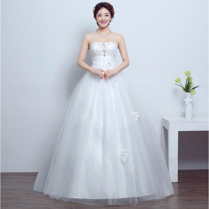 新作綺麗 ウェディングドレス レース シンプル 花嫁 結婚式ブライダル 披露宴 ドレス Wedding Dress 二次会 プリンセスライン エンパイア 驚きの値段で