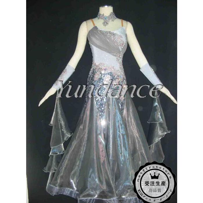 正規激安 社交ダンス衣装 ワンピース モダンダンス ワルツ専用ドレス レッスン着 ルンバ サンバ 練習競技着デモ用 スタンダード発表会用演出服 新版 Www Tecbios Com