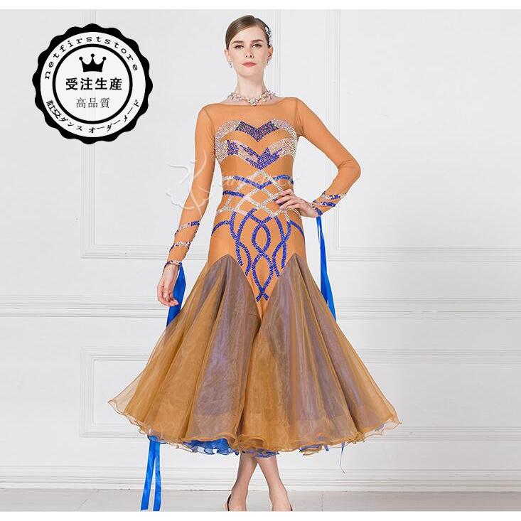 全国宅配無料 サイズオーダー品 高品質社交ダンス ドレス ワンピース 大きい裾 モダン ラテン ダンス 衣装 ダンス衣装 ワンピース タンゴ 衣装 ドレス ラテンドレス 残りわずか Kuljic Com