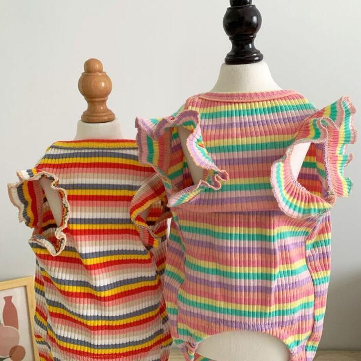 超可愛い! 犬 服 ペット服 お散歩 抜け毛防止 ドッグウェア ペットウェア エメリール Tシャツ カットソー サイズ豊富（S-2XL）メール便OK 【a050】【送料無料】 |  | 03