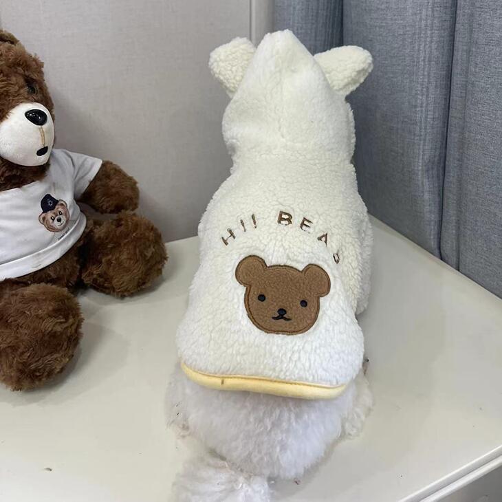 【新作】犬 服 超可愛い! 小型犬 ペットウェア お散歩 もこもこ 秋冬 服 ベスト ドッグウェア 抜け毛防止 ペット服 犬服 猫服 犬用 ペット用品【a108】 |  | 10