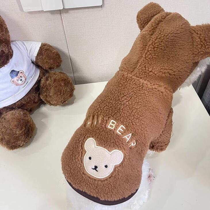 【新作】犬 服 超可愛い! 小型犬 ペットウェア お散歩 もこもこ 秋冬 服 ベスト ドッグウェア 抜け毛防止 ペット服 犬服 猫服 犬用 ペット用品【a108】 |  | 11