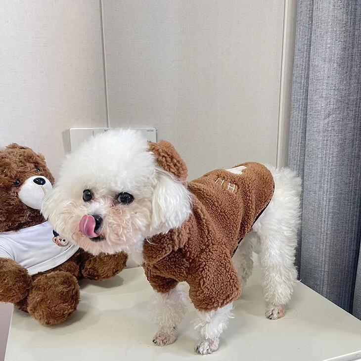 【新作】犬 服 超可愛い! 小型犬 ペットウェア お散歩 もこもこ 秋冬 服 ベスト ドッグウェア 抜け毛防止 ペット服 犬服 猫服 犬用 ペット用品【a108】 |  | 12