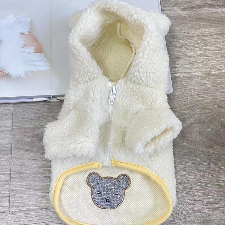 【新作】犬 服 超可愛い! 小型犬 ペットウェア お散歩 もこもこ 秋冬 服 ベスト ドッグウェア 抜け毛防止 ペット服 犬服 猫服 犬用 ペット用品【a108】 |  | 15