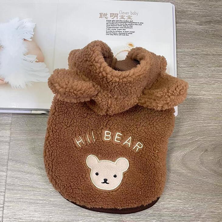 【新作】犬 服 超可愛い! 小型犬 ペットウェア お散歩 もこもこ 秋冬 服 ベスト ドッグウェア 抜け毛防止 ペット服 犬服 猫服 犬用 ペット用品【a108】 |  | 17