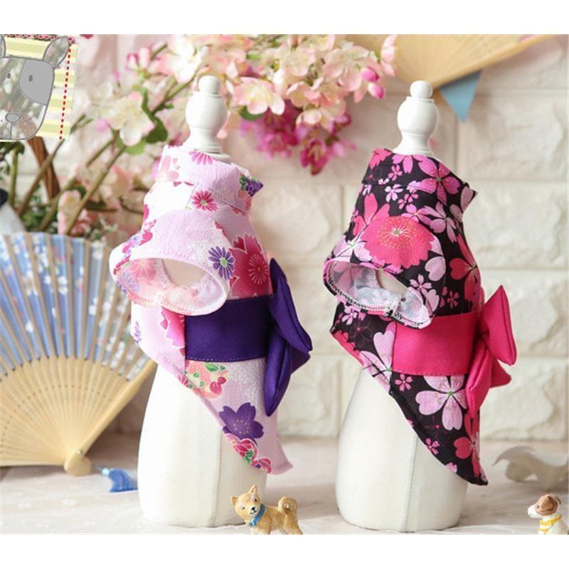 犬用浴衣 可愛いドッグウェア お祭り・お出かけ用 おしゃれな春夏和服 インスタ映え 浴衣服 猫用もあり メール便OK【a156】【送料無料】 |  | 12