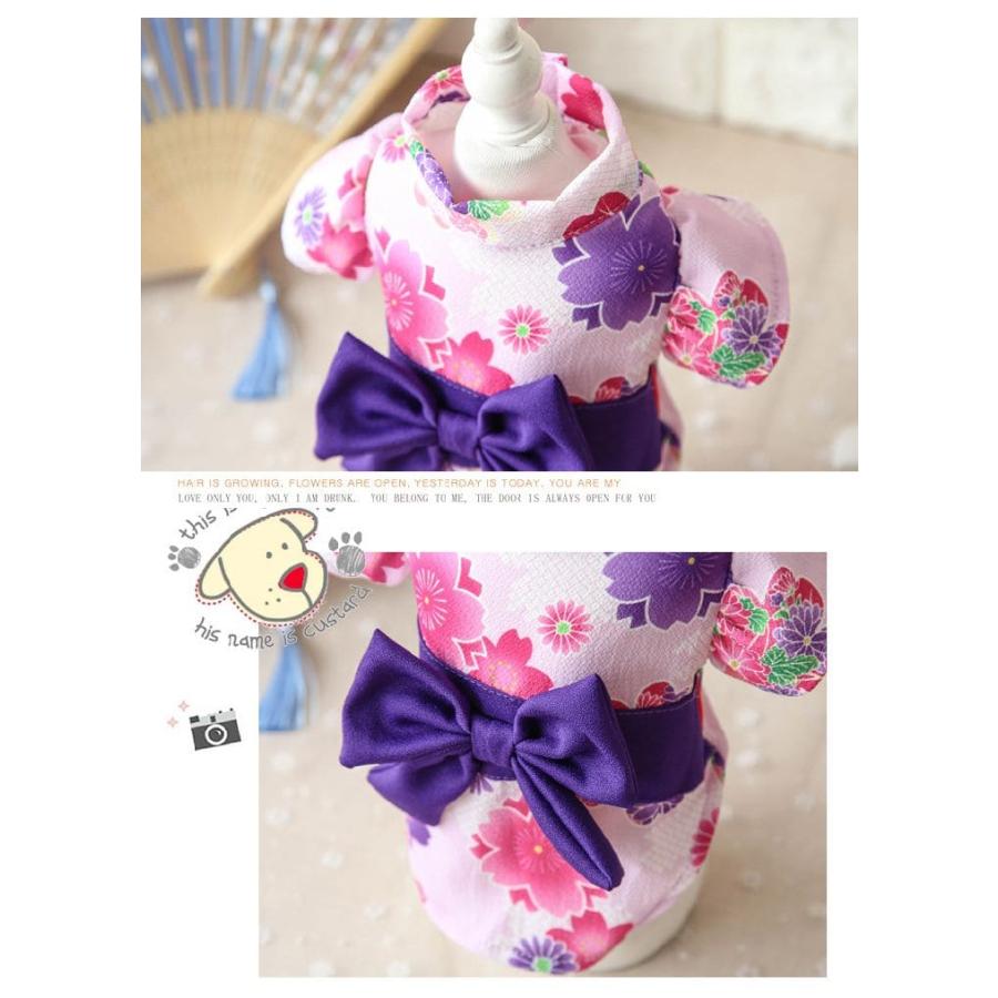 犬用浴衣 可愛いドッグウェア お祭り・お出かけ用 おしゃれな春夏和服 インスタ映え 浴衣服 猫用もあり メール便OK【a156】【送料無料】 |  | 08