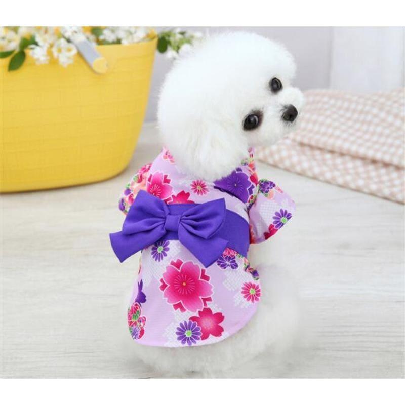 犬用浴衣 可愛いドッグウェア お祭り・お出かけ用 おしゃれな春夏和服 インスタ映え 浴衣服 猫用もあり メール便OK【a156】【送料無料】 |  | 10