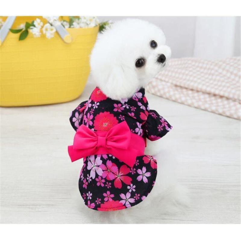 犬用浴衣 可愛いドッグウェア お祭り・お出かけ用 おしゃれな春夏和服 インスタ映え 浴衣服 猫用もあり メール便OK【a156】【送料無料】 |  | 11