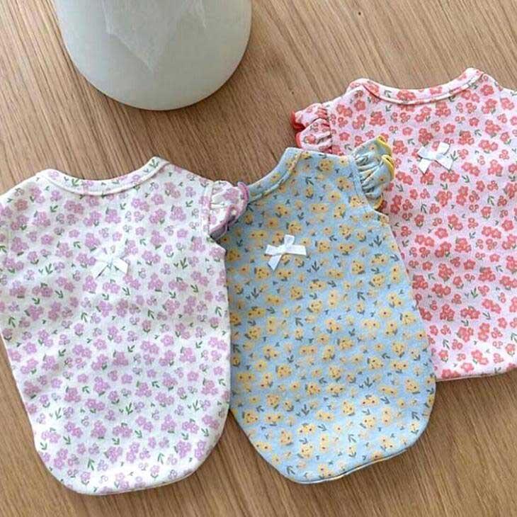 【最終値下げ】冬 犬服 新作 かわいい 小花柄 フリル 女の子 幼犬用 超可愛い ペット服 小型犬服 おしゃれ 毛抜け防止 夏用 メール便OK【a273】【送料無料】 |  | 05