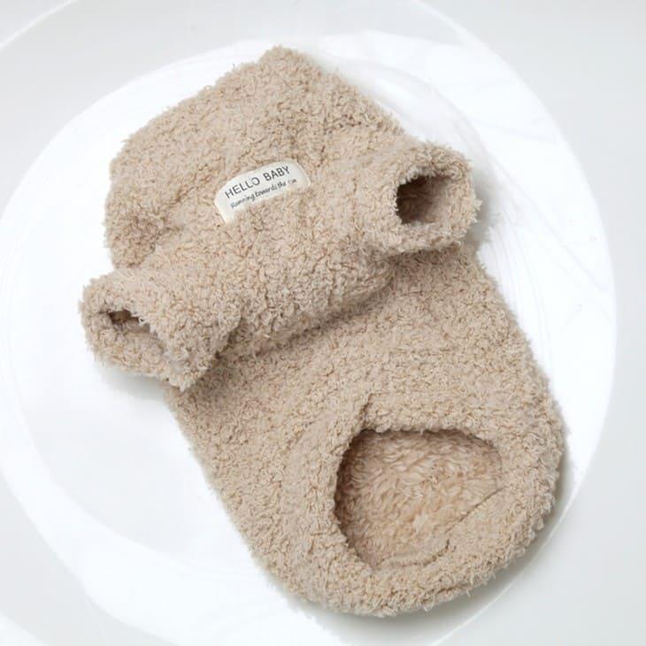 超可愛い! 冬 犬 服 かわいい 犬服 カラフル くすみカラー Dカン付き ノースリーブ ベスト ふわふわ もこもこ あったか 秋冬 防寒 ペットウエア【a415】 |  | 12