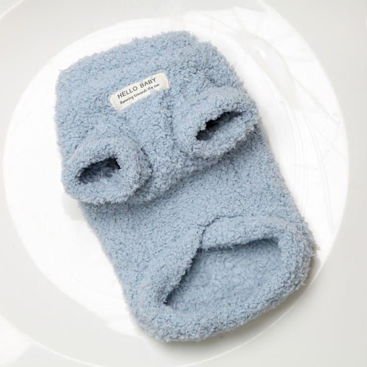 超可愛い! 冬 犬 服 かわいい 犬服 カラフル くすみカラー Dカン付き ノースリーブ ベスト ふわふわ もこもこ あったか 秋冬 防寒 ペットウエア【a415】 |  | 13