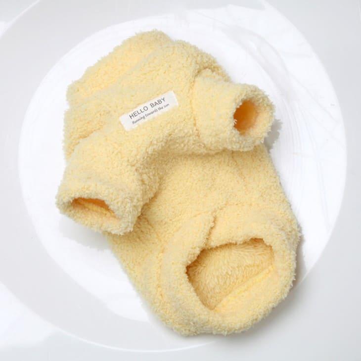 超可愛い! 冬 犬 服 かわいい 犬服 カラフル くすみカラー Dカン付き ノースリーブ ベスト ふわふわ もこもこ あったか 秋冬 防寒 ペットウエア【a415】 |  | 09