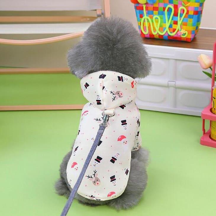 冬 超可愛い！小型犬服 フーディ ドッグウェア クリスマス 雪だるま ジンジャーマン サンタ トナカイ ペットウェア【a418】【送料無料】 |  | 05