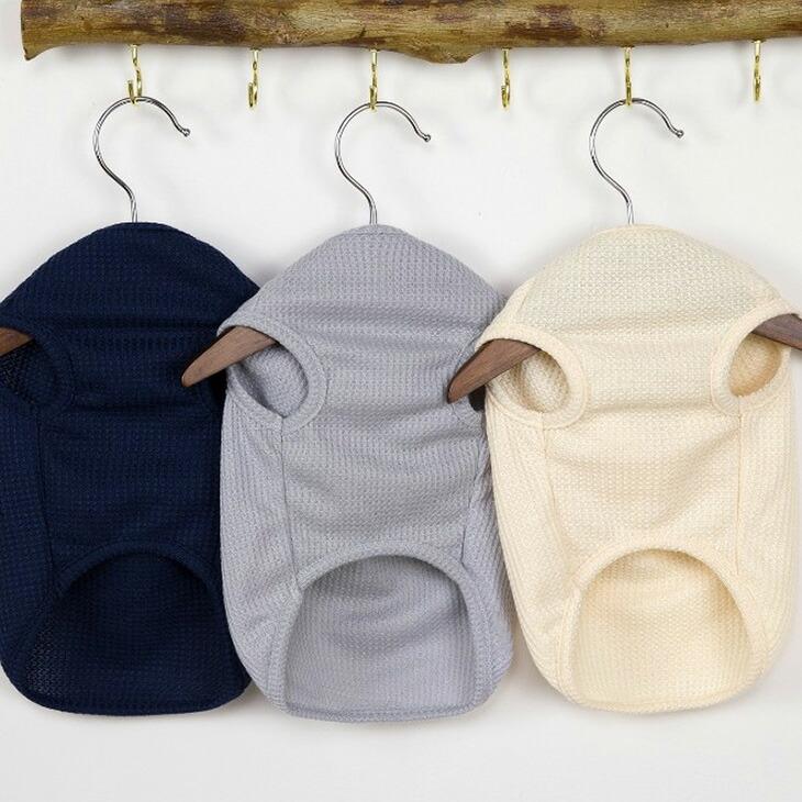 NEW! 超!可愛い 春夏 犬服 猫服 小型犬用 袖なし タンクトップ ワッフル くまちゃん 春シャツ おしゃれ【a441】 |  | 04