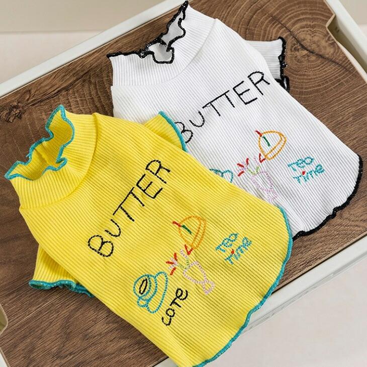 NEW! 超かわいい！春夏 犬服 猫服 袖あり 半袖 シンプル おしゃれ ドッグウェア ペット服 リラックス 涼しい お散歩 メール便OK【a455】 | 