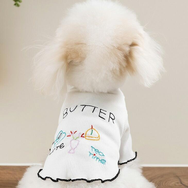 NEW! 超かわいい！春夏 犬服 猫服 袖あり 半袖 シンプル おしゃれ ドッグウェア ペット服 リラックス 涼しい お散歩 メール便OK【a455】 |  | 05