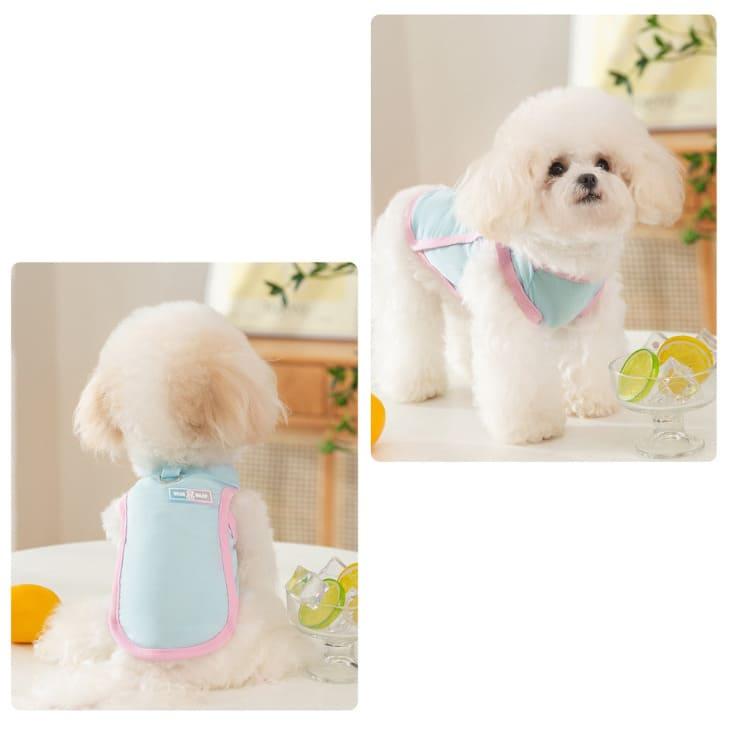 犬服 夏服 ひんやり タンクトップ 接触冷感 クール 通気性 防虫 UVカット 熱中症対策 涼しい かわいい犬服 トップス 毛抜け防止 ペットウェア 小型犬用【a460】 |  | 07