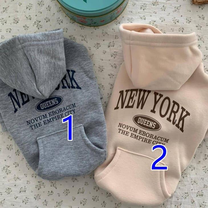 冬 犬服 超可愛い! かわいい 冬新作 ウィンター 犬服 ロゴ 人気 フーディー 中小型犬 ペットウェア【a467】 |  | 07