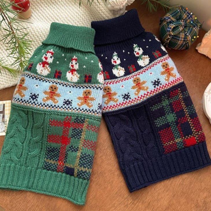 【最終値下げ】冬 犬服 NEW! 超可愛い！小型犬服 トップス ニット セーター ドッグウェア クリスマス雪だるま【a470】 |  | 07