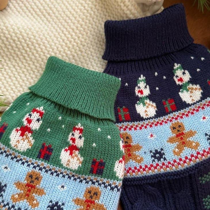 【最終値下げ】冬 犬服 NEW! 超可愛い！小型犬服 トップス ニット セーター ドッグウェア クリスマス雪だるま【a470】 |  | 11