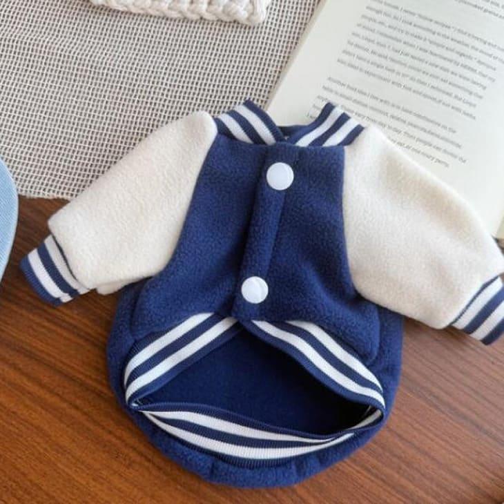 犬 冬服 NEW! 超かわいい！ スタジャン 秋冬 新作 スタジアムジャンパー風【a471】 |  | 05