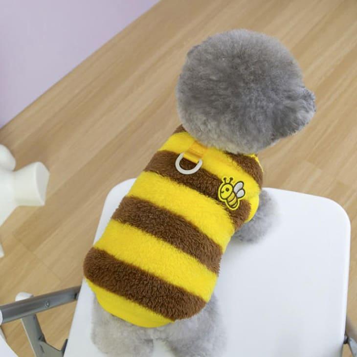 超可愛い! 秋冬 新作 犬服 かわいい ハニー ミツバチ コスプレ トップス【a473】 |  | 04