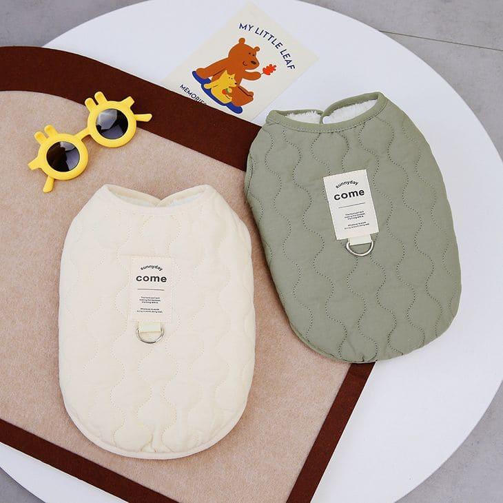 冬 犬服 キルティングベスト 犬 冬服 前開き 暖かい ペットウェア 猫服 小型 犬服 おしゃれ お出かけにぴったり【a479】【送料無料】 |  | 08