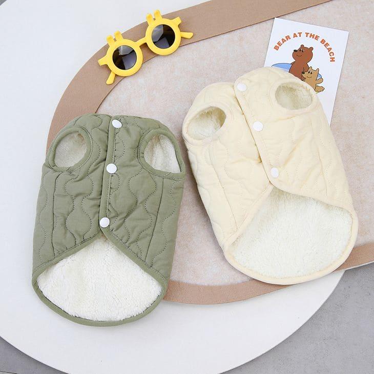 冬 犬服 キルティングベスト 犬 冬服 前開き 暖かい ペットウェア 猫服 小型 犬服 おしゃれ お出かけにぴったり【a479】【送料無料】 |  | 09