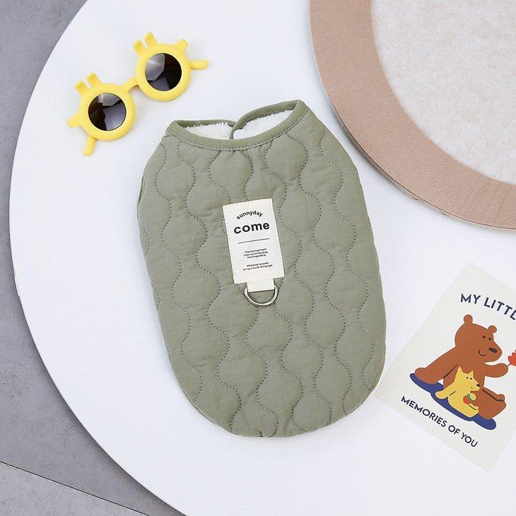 冬 犬服 キルティングベスト 犬 冬服 前開き 暖かい ペットウェア 猫服 小型 犬服 おしゃれ お出かけにぴったり【a479】【送料無料】 |  | 10