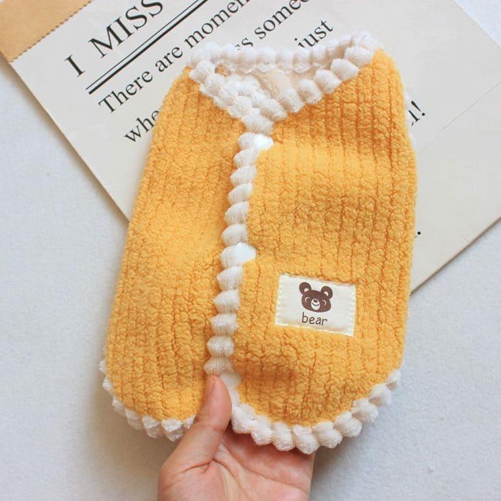 小型犬 冬トップス 服 小型犬服 ドッグウェア ペットウェア トップス プルオーバー お出かけ お散歩 防寒 暖かい ふわふわ もこもこ ペット服 犬用 猫 |  | 10