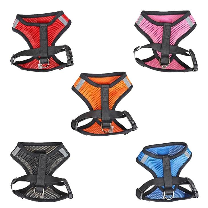 犬 ハーネス リード2点セット シンプル 小型犬 猫用 胸背 アニマル雑貨 お散歩ハーネス S-L対応【g008】 |  | 02