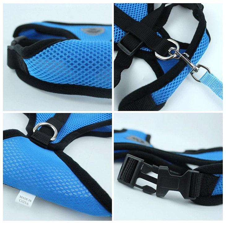 犬 ハーネス リード2点セット シンプル 小型犬 猫用 胸背 アニマル雑貨 お散歩ハーネス S-L対応【g008】 |  | 08