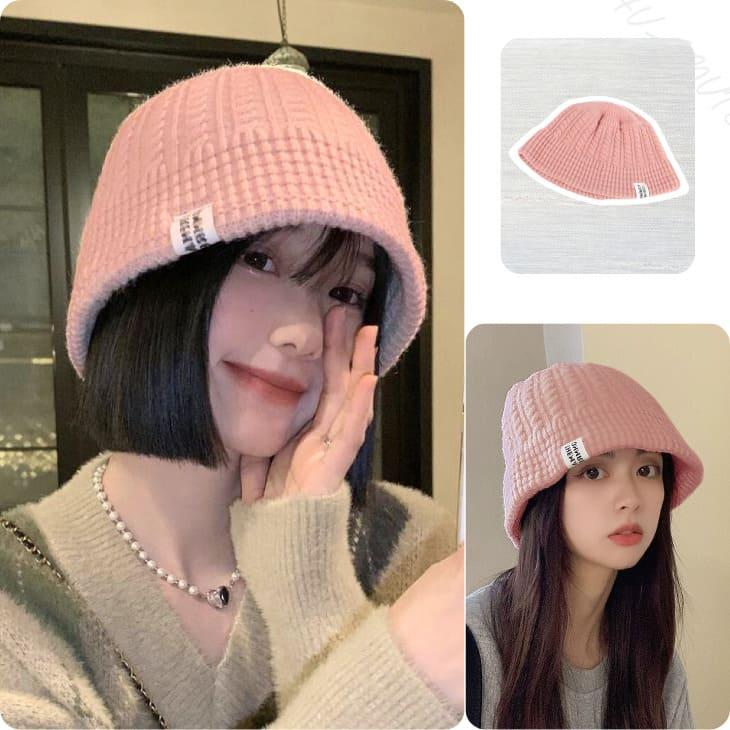 【売り尽くし】ニット帽 小顔 シンプルデザイン バケットハット ニットキャップ 韓国 ストリート つば広 レディース ユニセックス おしゃれ【z095】 |  | 11