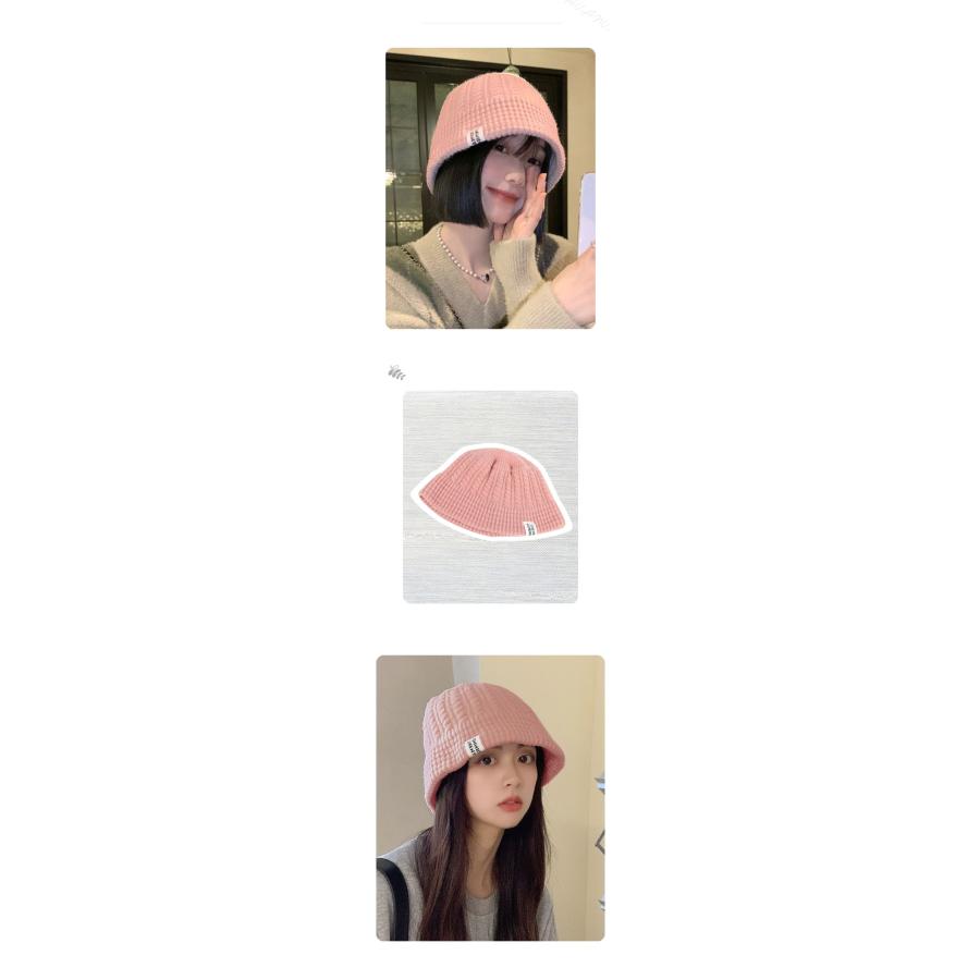 【売り尽くし】ニット帽 小顔 シンプルデザイン バケットハット ニットキャップ 韓国 ストリート つば広 レディース ユニセックス おしゃれ【z095】 |  | 07