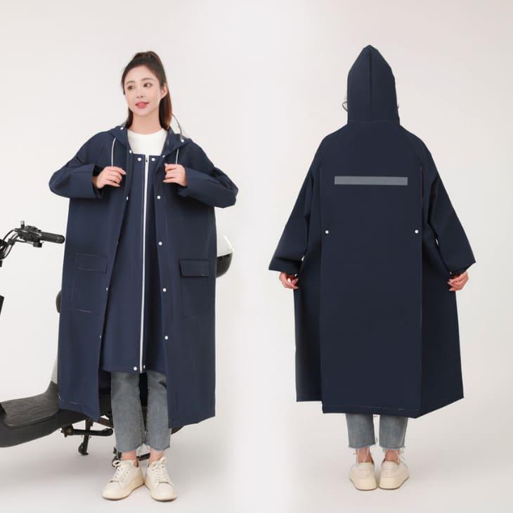 【最終値下げ】レインコート 雨合羽 カッパ 通学 通勤 散歩 レインポンチョ 反射テープ ロング丈 リュック対応 クリア視野 ポケット付 野外フェス 防災【z110】 |  | 17