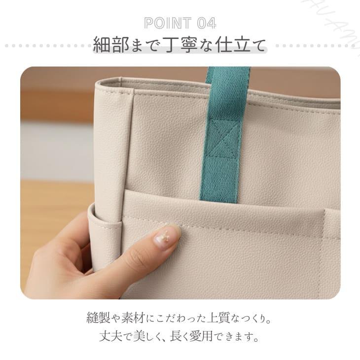 トートバッグ 猫 キャット ワンポイント 刺繍 猫好き かわいい サイドポケット 収納 大容量 通勤 通学 デイリーバッグ お出かけ マザーズバッグ【z158】 |  | 09