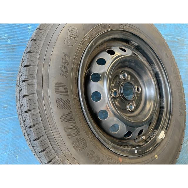 トヨタ（TOYOTA） 中古 13インチ スタッドレスタイヤ&ホイール 4本