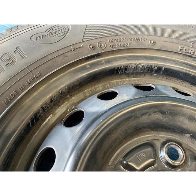 トヨタ（TOYOTA） 中古 13インチ スタッドレスタイヤ&ホイール 4本