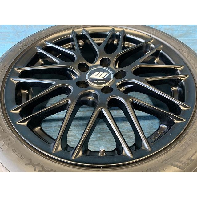 WORK 中古 17インチ タイヤ&ホイール 4本セット ワークインポート 