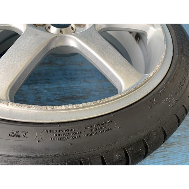 中古 18インチ タイヤ&ホイール 4本セット ヨコハマAVS 