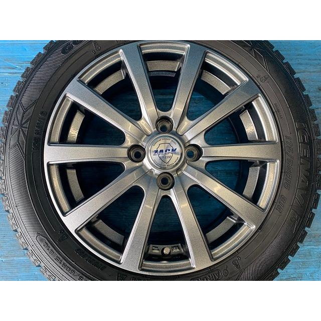 中古 15インチ スタッドレスタイヤ&ホイール 4本セット MONZA ZACK JP